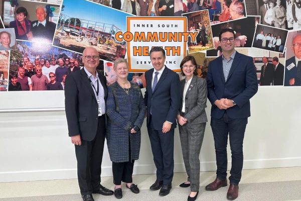BHN CEO Damian Ferrie, Chairperson Janice Munt, Health & Aged Care Minister Mark Butler along with MP Mary-Anne Thomas and Josh Burns.
